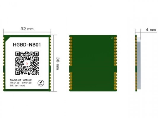 HGBD-NB01北斗+窄带物联网模组